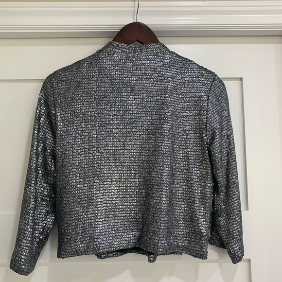 Sequinned Cropped Jacket - Picture 2 of 2